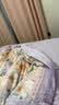 富安娜床上四件套纯棉 100%全棉床单被套单双人 幽梦 203*229cm 紫 实拍图
