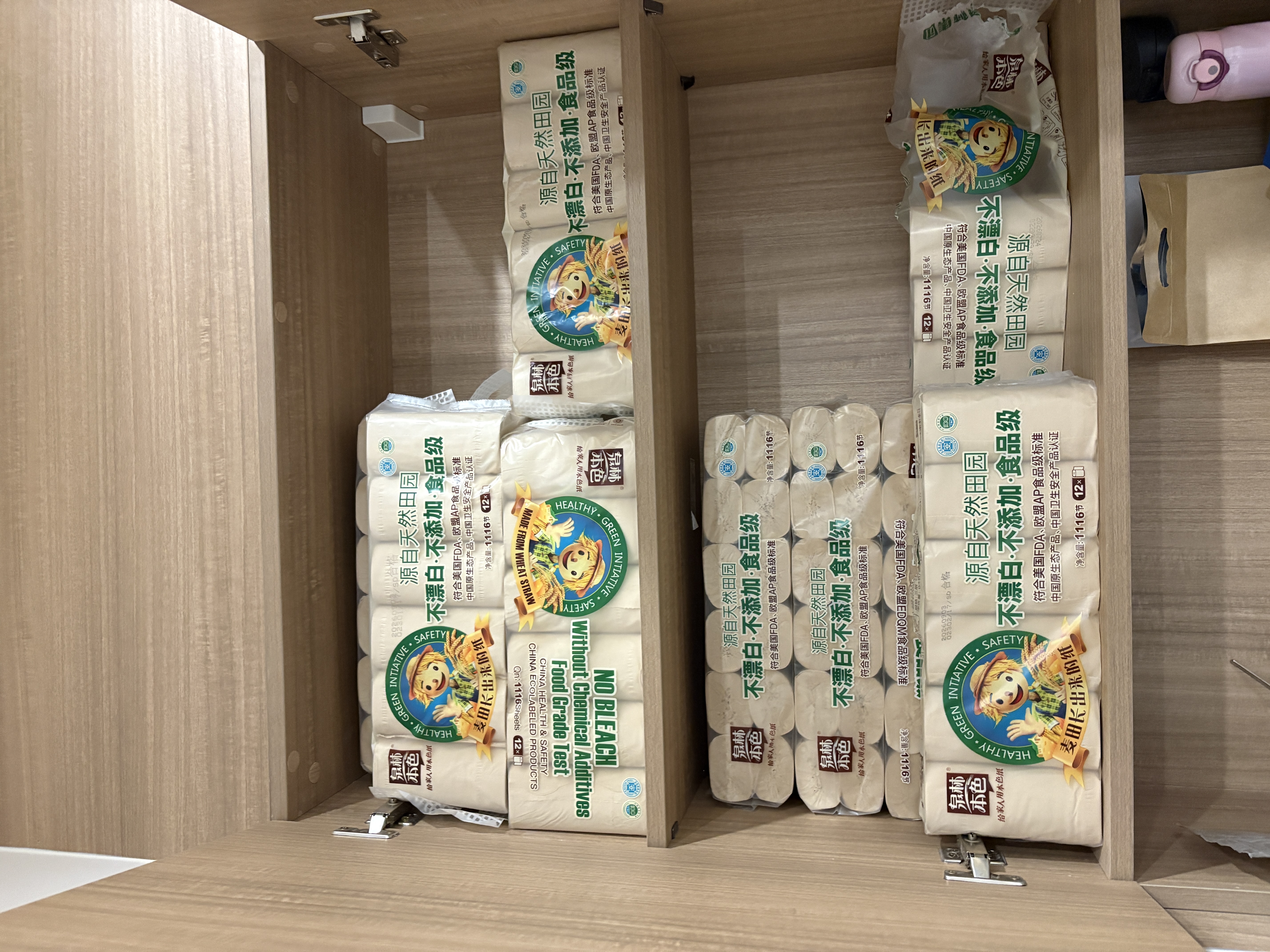 泉林本色无芯卷纸 3层93节36卷 健康不漂白卫生纸手纸扁卷厕纸可冲整箱 实拍图