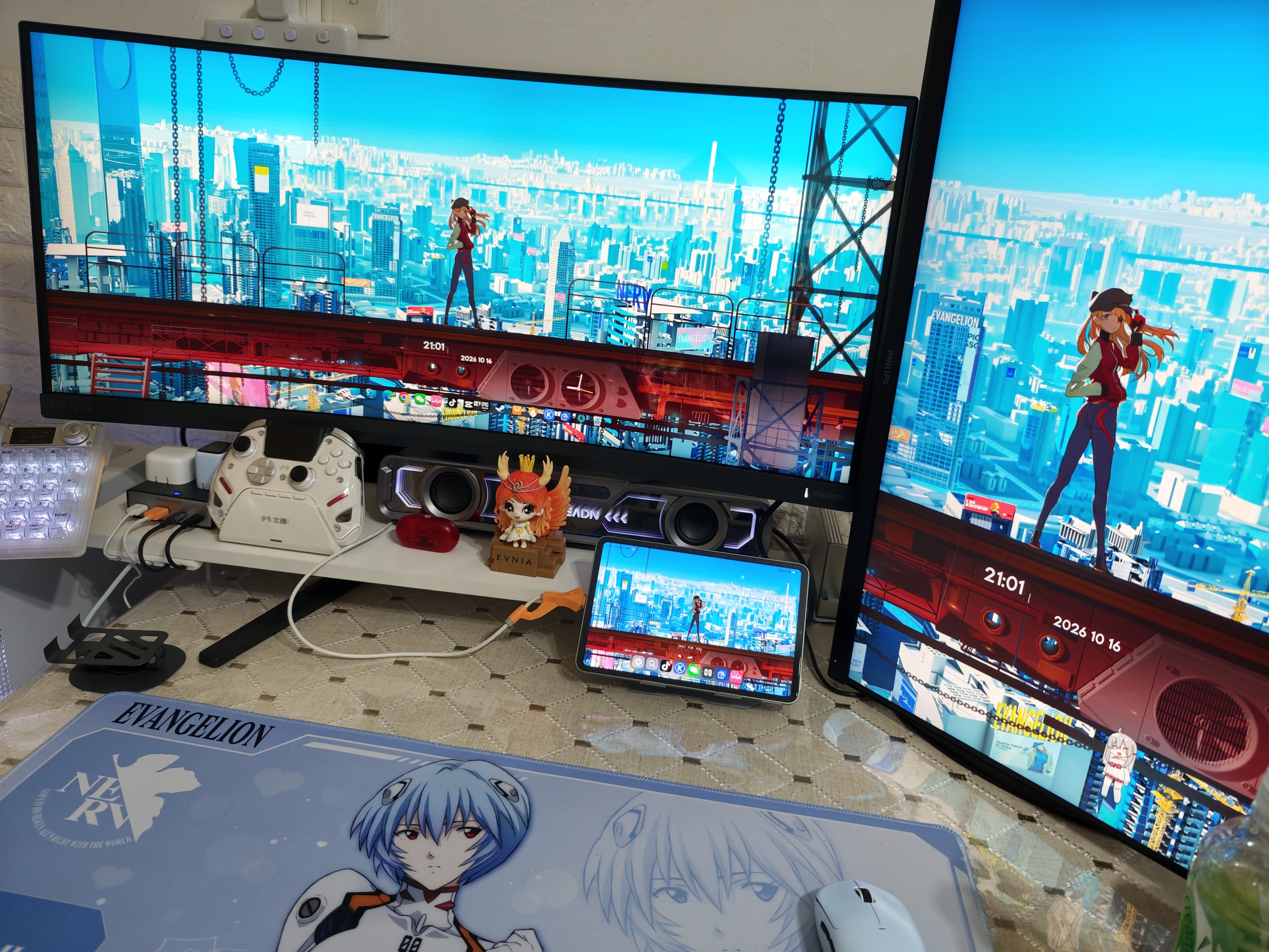 飞利浦EVNIA弈威 34英寸1500R曲面带鱼屏 WQHD准4K 200Hz FastVA HDR400 旋转升降 电竞显示器34M2C5500Q 实拍图