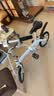 大行（DAHON） 412折叠自行车14英寸单速超轻迷你铝合金学生成人单车BYA412 白色 实拍图