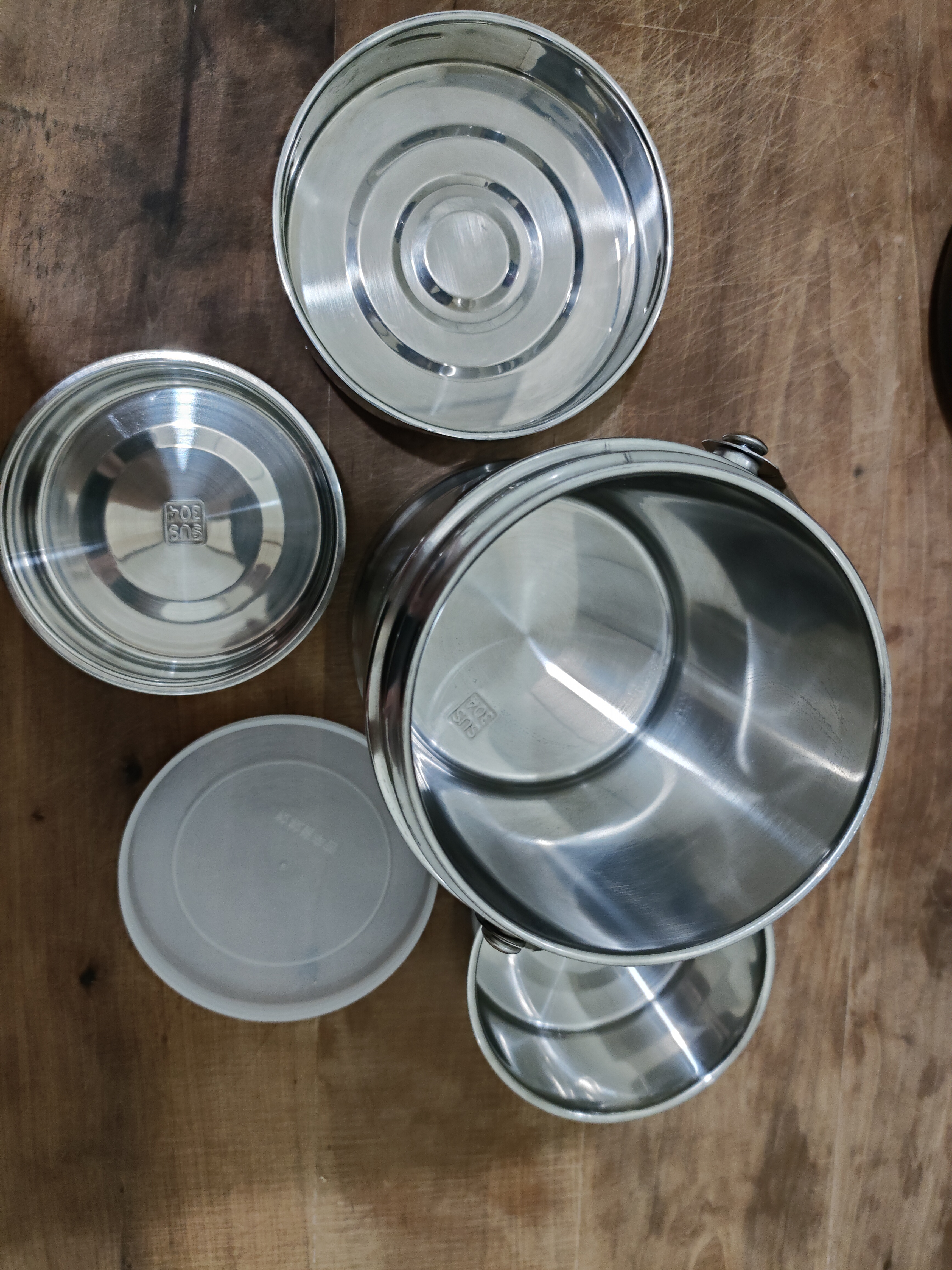 美厨（MAXCOOK）304不锈钢保温饭盒提锅1.4L 双层保温桶学生便携式饭盒 MCTG3684 实拍图
