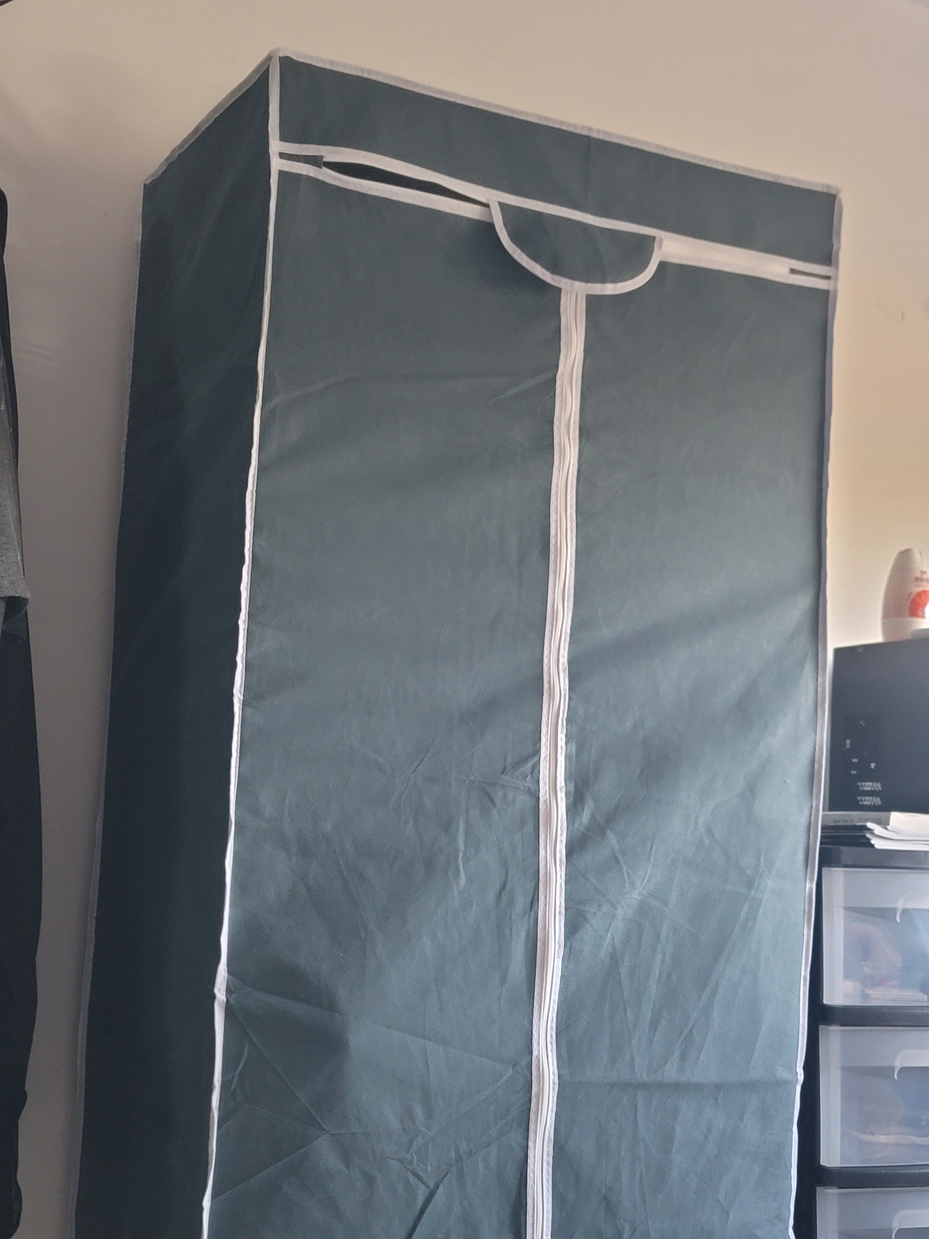 蜗家简易衣柜卧室布衣柜加厚组装衣橱衣服收纳柜出租屋宿舍布衣柜 实拍图