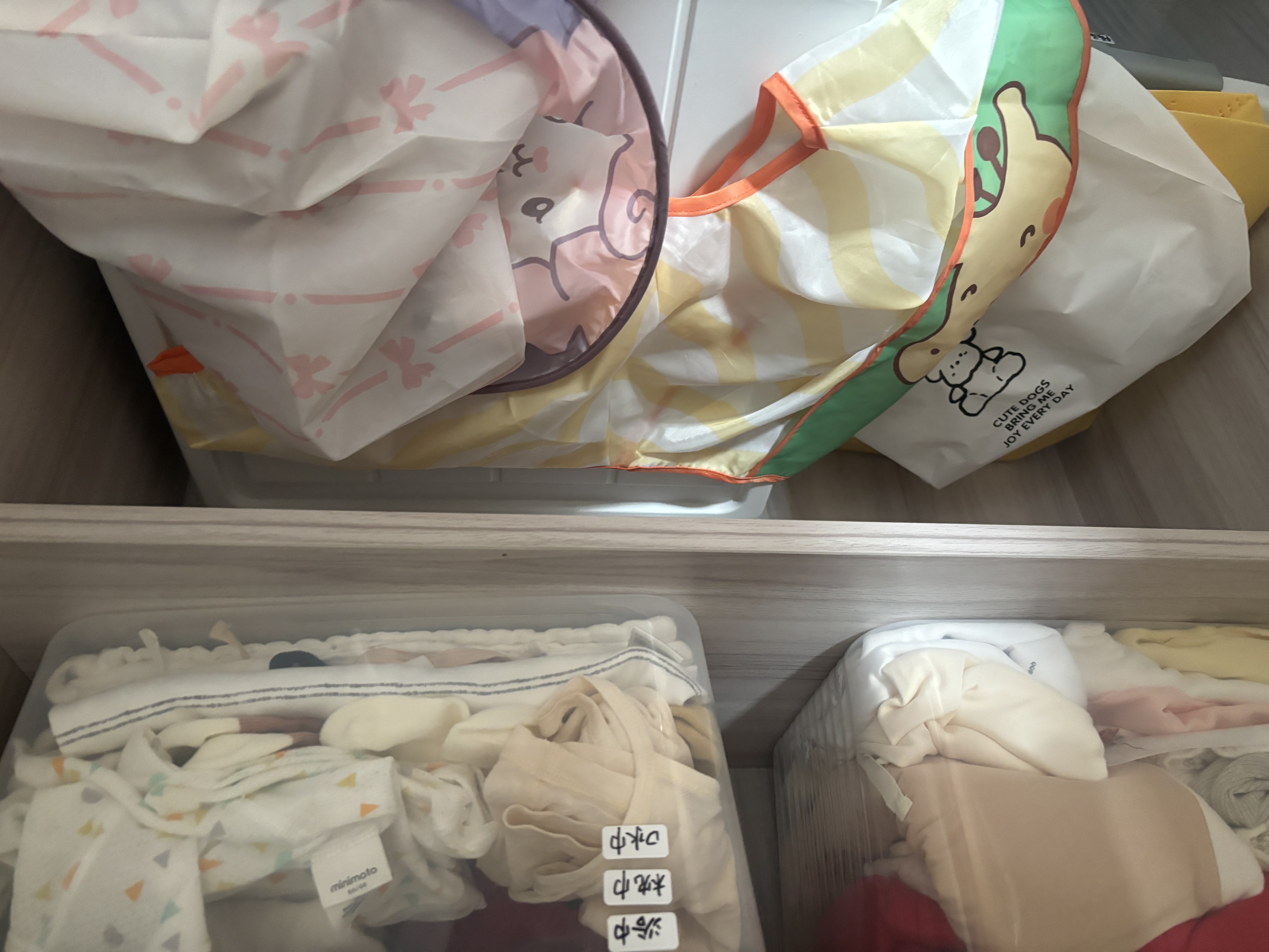 贝肽斯儿童罩衣婴儿吃饭围兜防脏男女宝宝长袖防污反穿围裙 奶盖斑斑M 实拍图