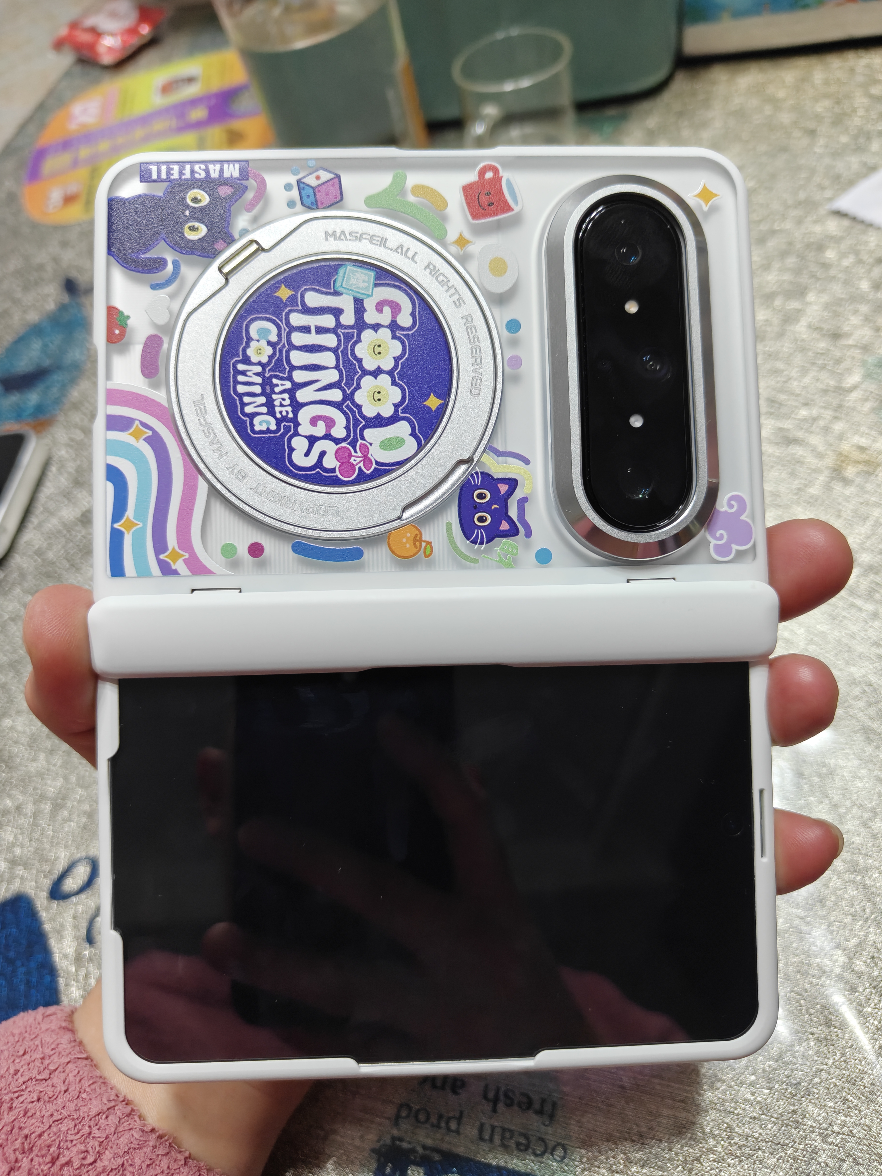HUAWEI Pura X Max【24期免息】 12GB+512GB 零度白 双面阔型屏   华为大阔折叠手机 实拍图