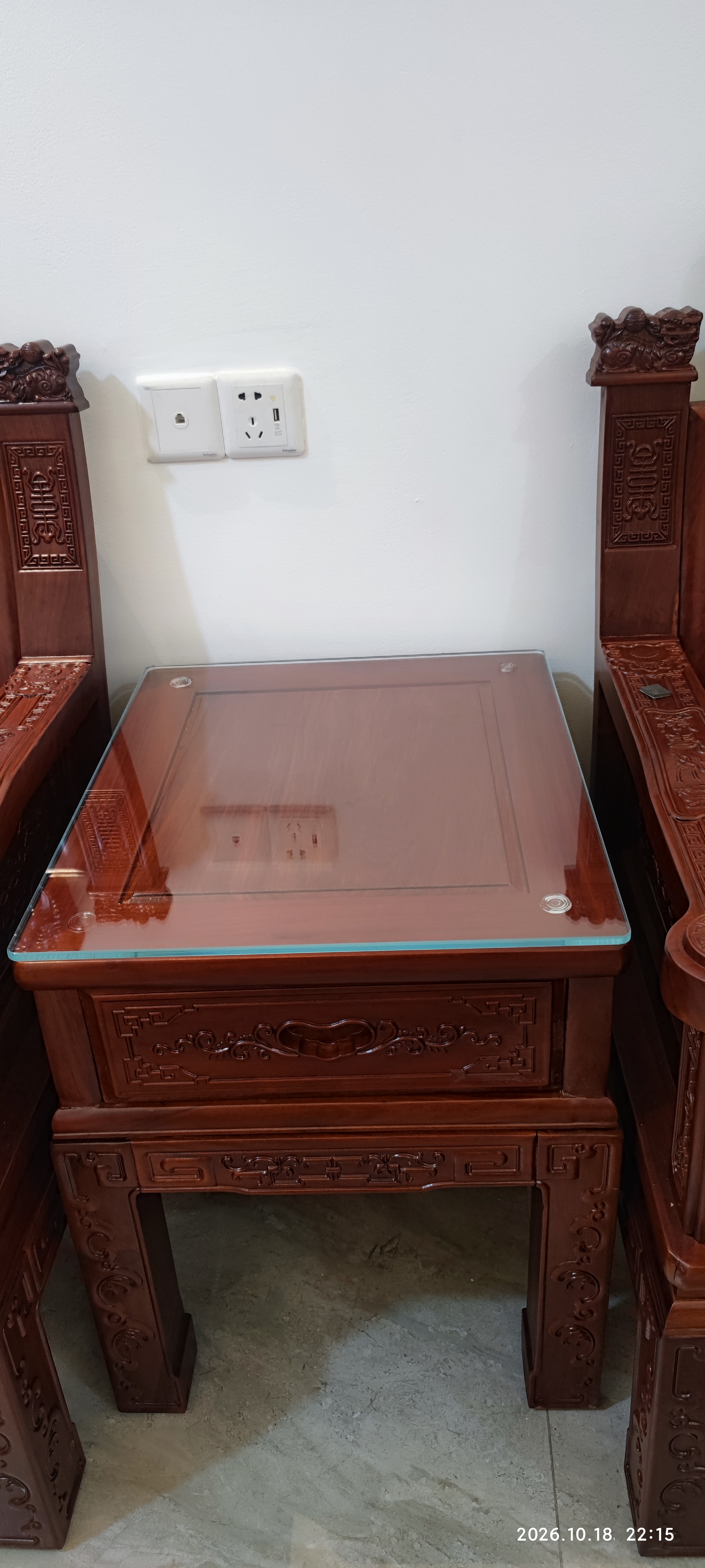 喜尺钢化玻璃茶几桌面定制定做长方形圆形透明玻璃板异形台面定制 详细尺寸请联系客服定制 实拍图
