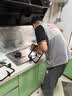 林内（Rinnai）不锈钢燃气灶5.2kW双眼猛火爆炒厨房家用台嵌入式两用可调节定时童锁灶具上门安装天然气灶2E08MTX 实拍图