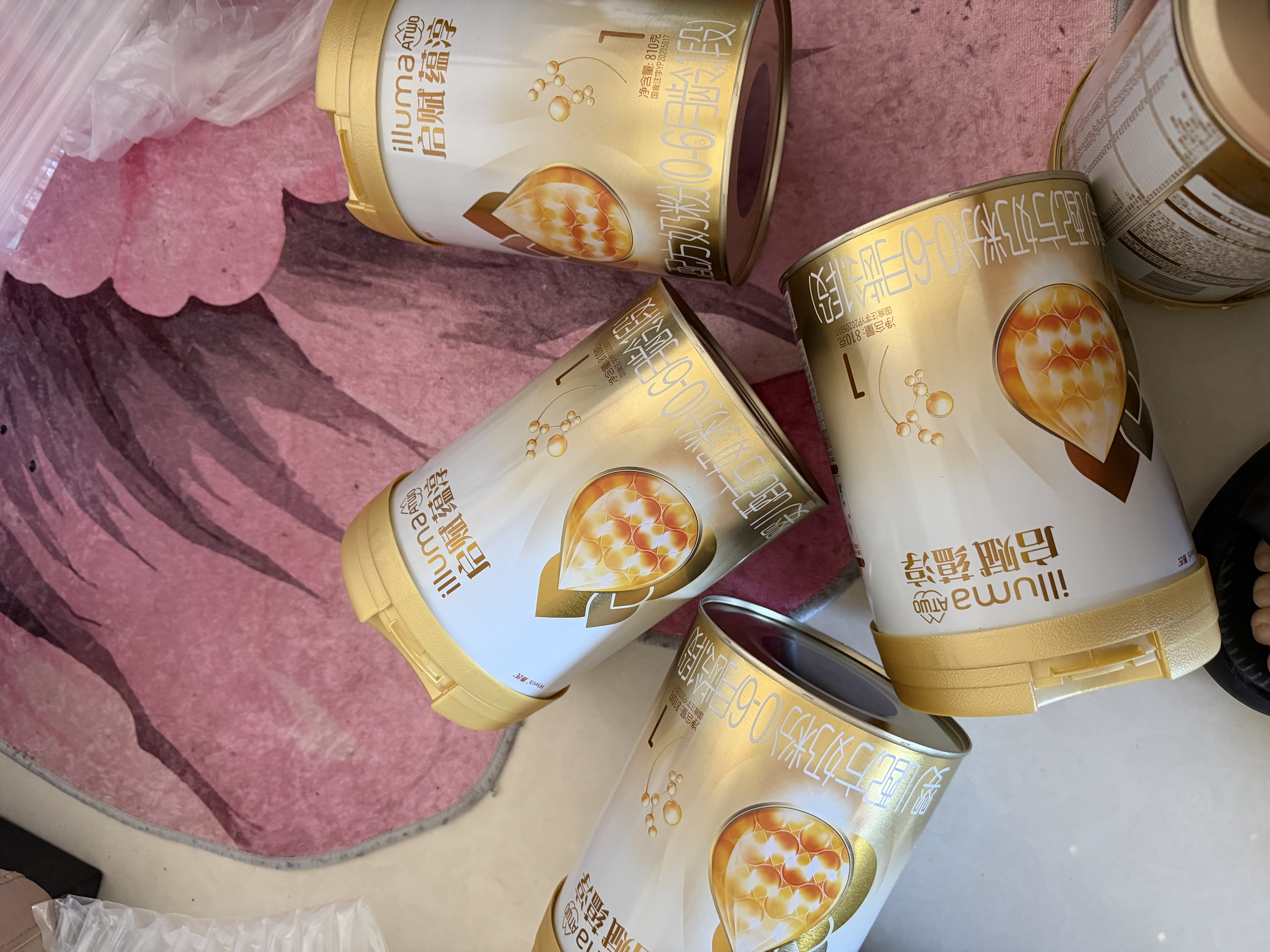 惠氏（Wyeth）启赋蕴淳进口HMOA2奶源婴儿配方奶粉1段（0-6月）810g*6罐 实拍图