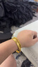 中国珠宝（Sino gem）盘缠黄金手链女士足金碎碎金子手串手链生日情人节礼物送女友老婆 碎金子手串+品牌礼盒 金重约4.2g 该商品支持复检（克重多退少补） 实拍图