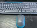 罗技（Logitech）MK275 键鼠套装 无线键鼠套装 办公键鼠套装 全尺寸 商务键鼠套装 带无线2.4G接收器 黑蓝色 实拍图