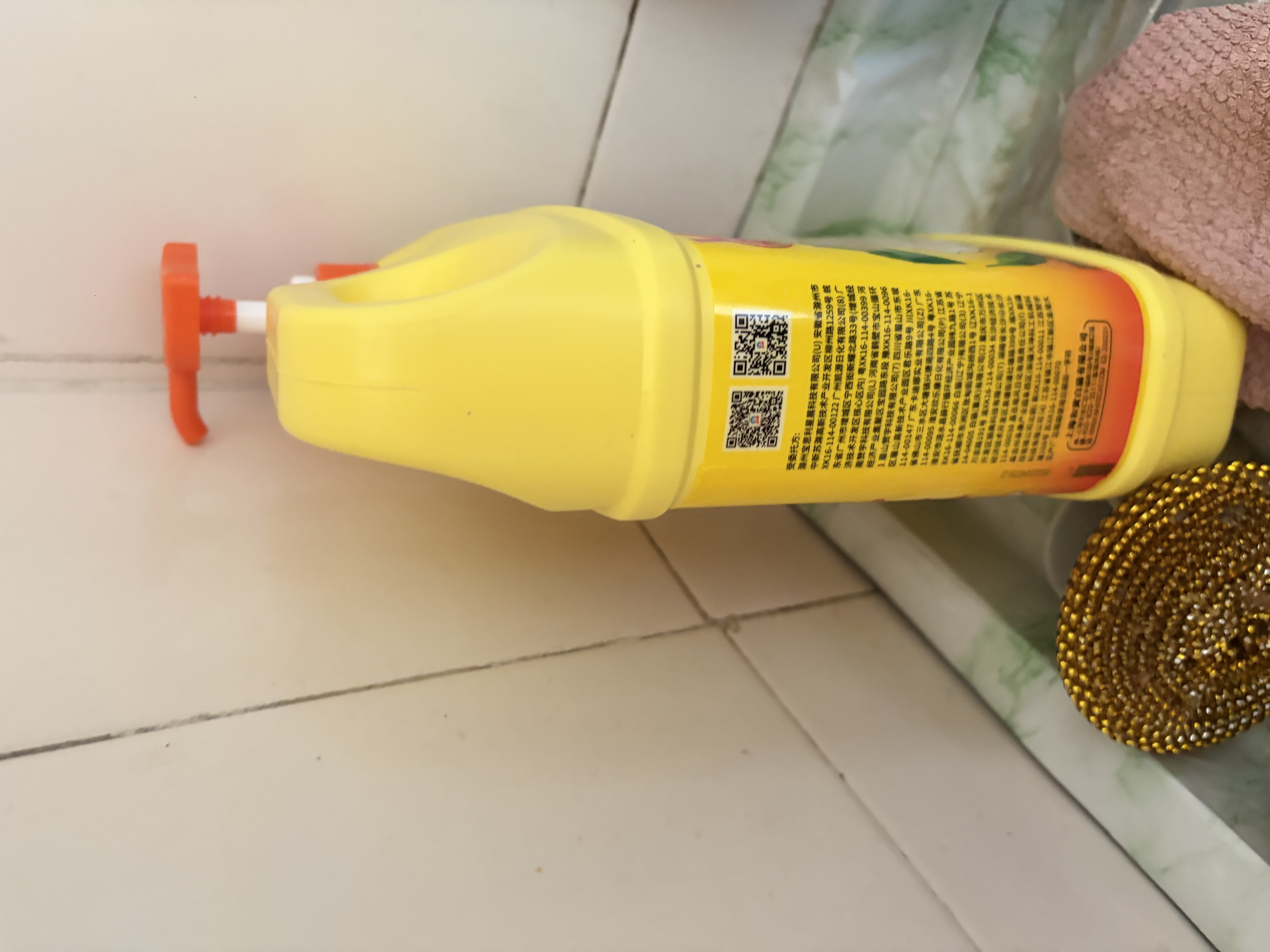 白猫 柠檬红茶洗洁精1.5kg A类食品用去油祛味红茶香洗洁精 实拍图