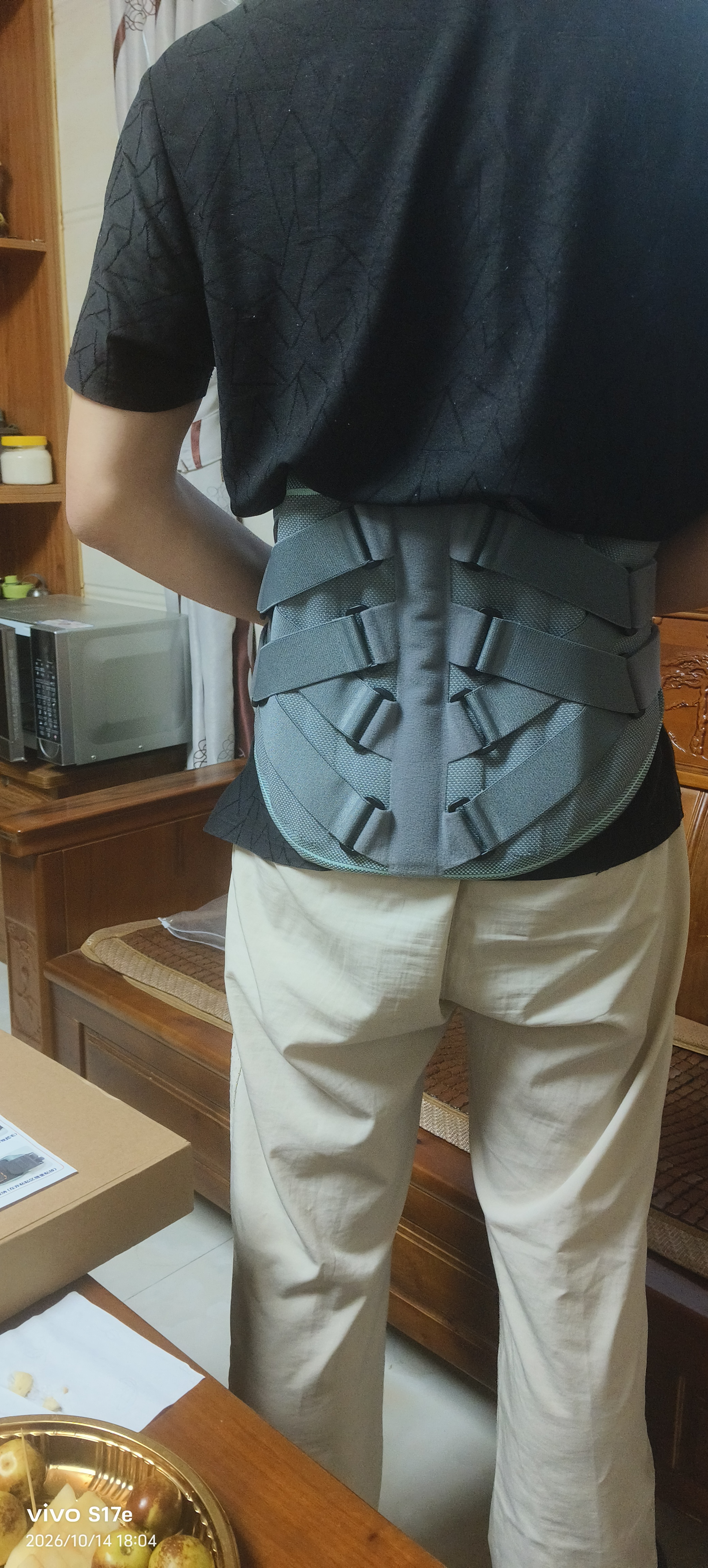 赫迪医生护腰带医用腰椎间盘突出腰肌劳损骨折术后腰托腰疼护腰痛男女专用 30cm后腰加宽【腰1到骶1整段支撑版】 M 实拍图