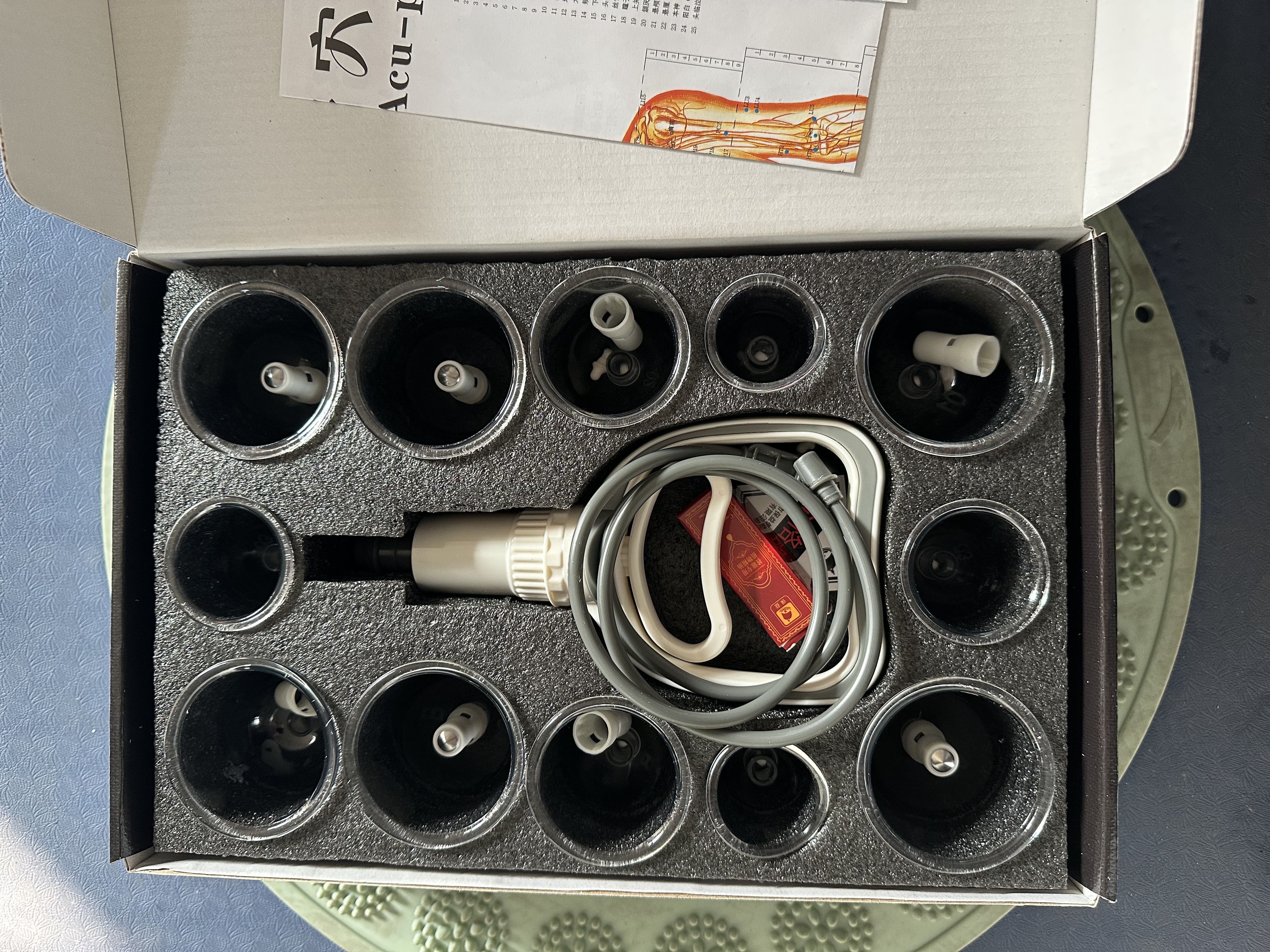 中稳堂真空拔罐器家用抽气式气罐拔罐器中医祛湿气大吸力12罐套装 实拍图