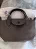 珑骧（LONGCHAMP）迷你女士灰色牛皮斜挎可拆卸手提包L1500987P55女包礼物 实拍图