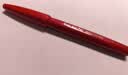派通（Pentel ）彩色软毛笔秀丽笔 弹性笔尖水性笔Touch手帐书信贺卡用 SES15C红色/单支装 实拍图