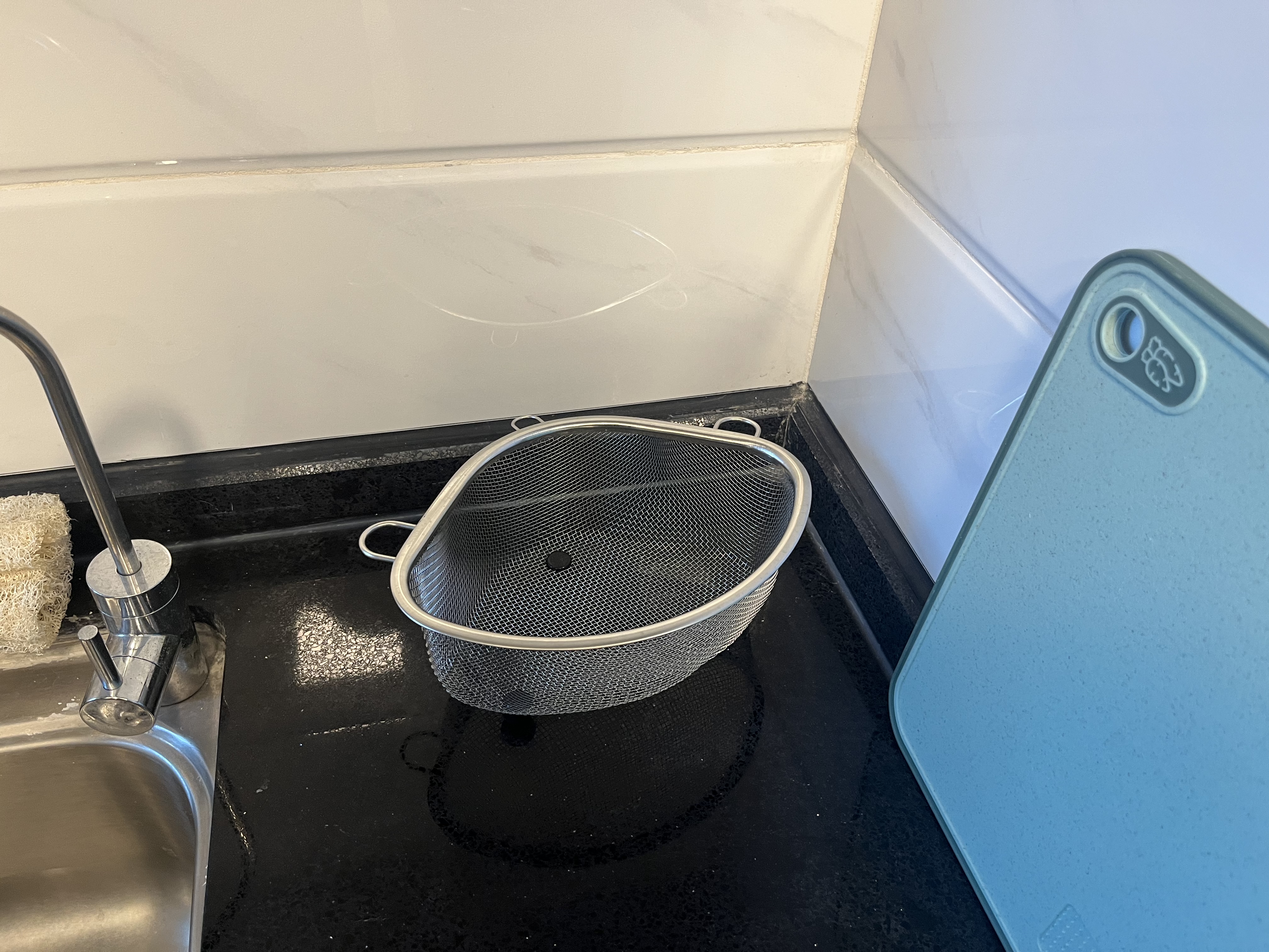 加度不锈钢水槽过滤网厨房水池洗碗洗菜厨余垃圾沥水漏剩菜剩饭三角篮 实拍图