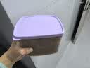 特百惠（Tupperware）冷藏800ml*4保鲜盒蔬菜水果收纳盒食品级密封冰箱储物盒 彩色盖 实拍图
