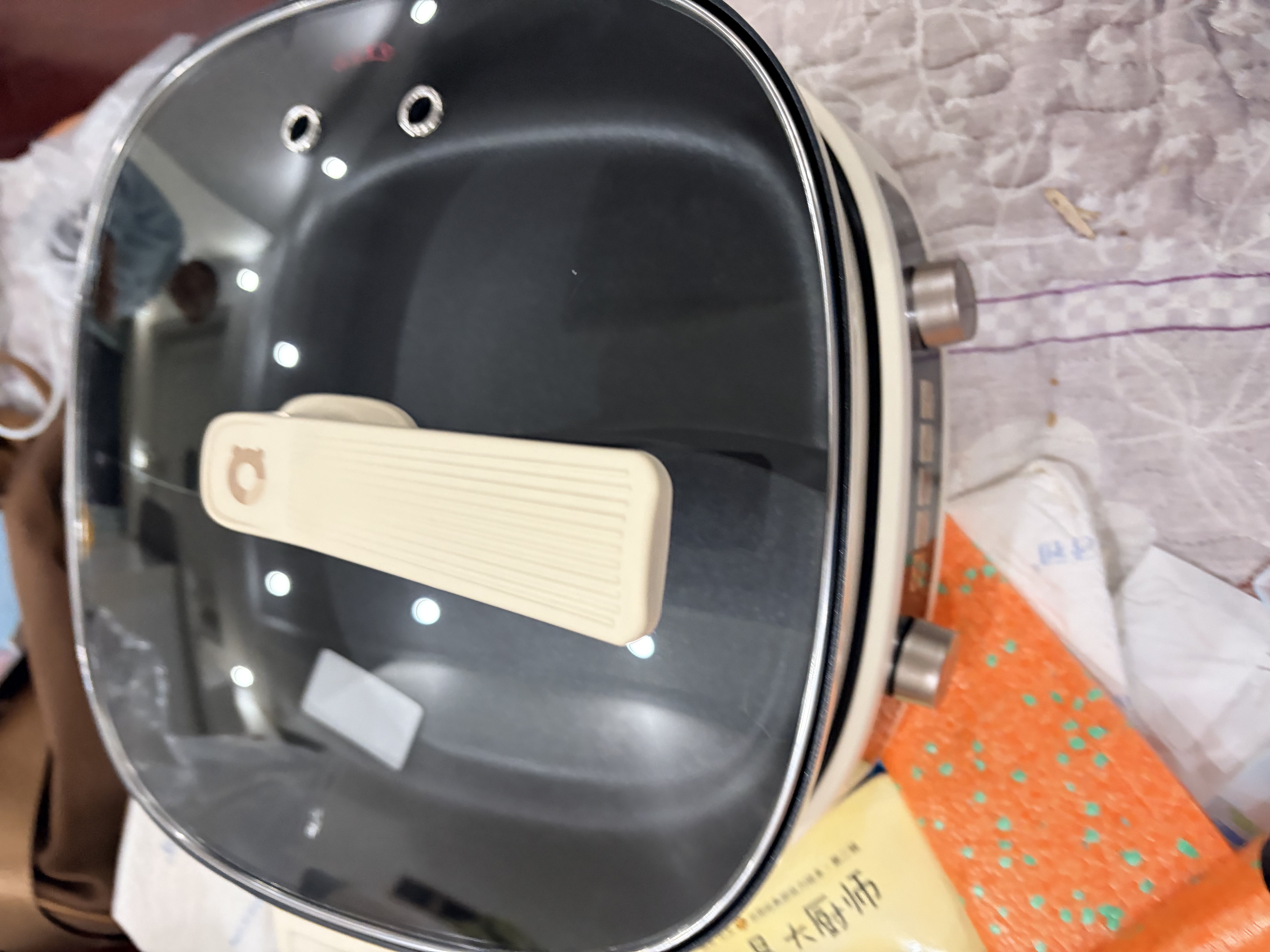 小熊（Bear）鸳鸯电火锅专用锅 电煮锅家用分体鸳鸯锅多功能锅 3分钟速沸 DHG-D60J1 6.5L 实拍图