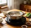 美的（Midea）电磁炉圆形无名火厨房家用多功能大功率 爆炒火锅炒菜蒸煮烧水 旋钮操控 C22-RX22H0107 实拍图