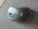 罗技（Logitech）M185鼠标 无线鼠标 办公鼠标 对称鼠标 黑色灰边 带无线2.4G接收器 实拍图
