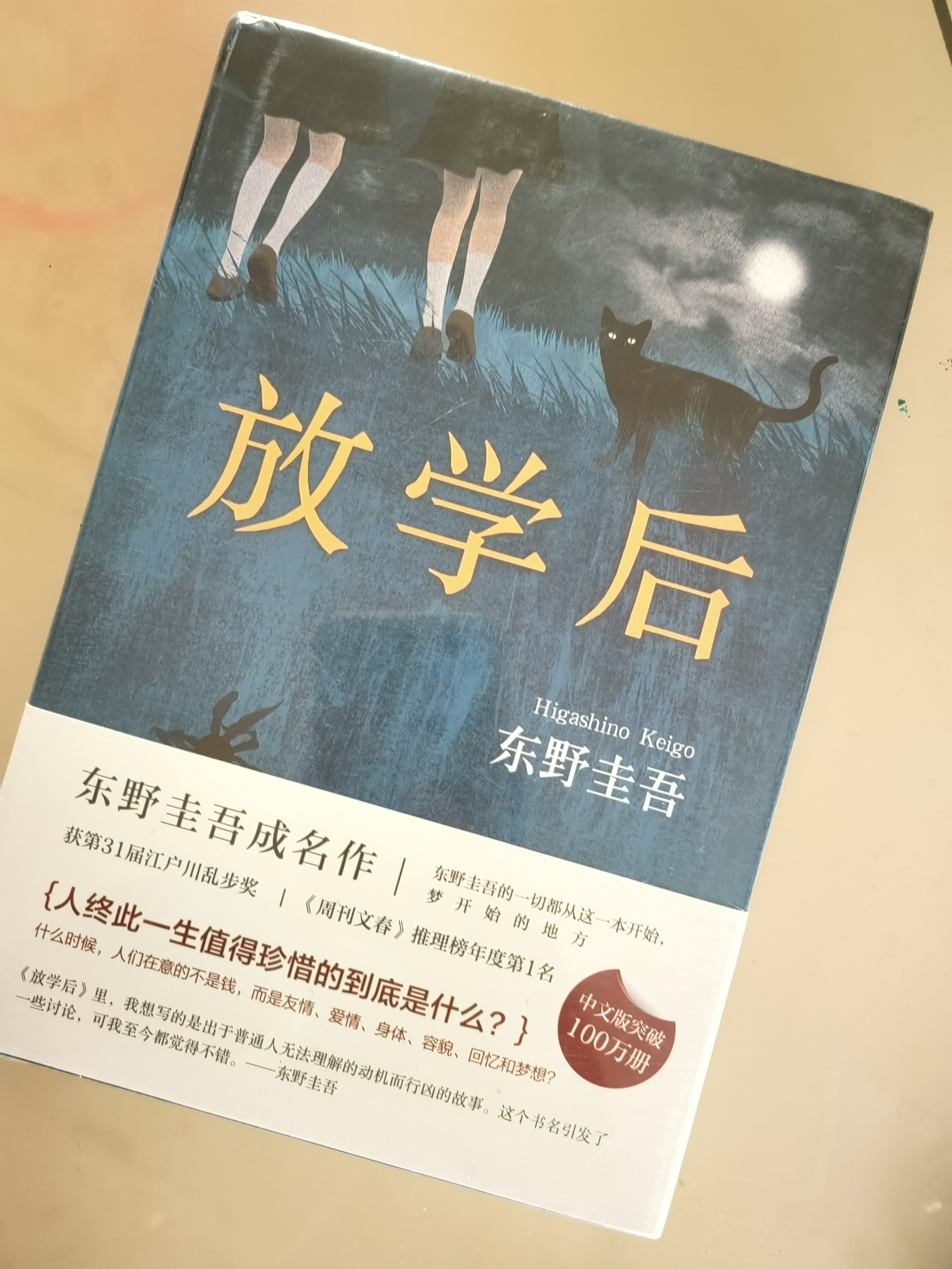 放学后 东野圭吾成名作 嫌疑人X的献身 白夜行  江户川乱步奖 实拍图