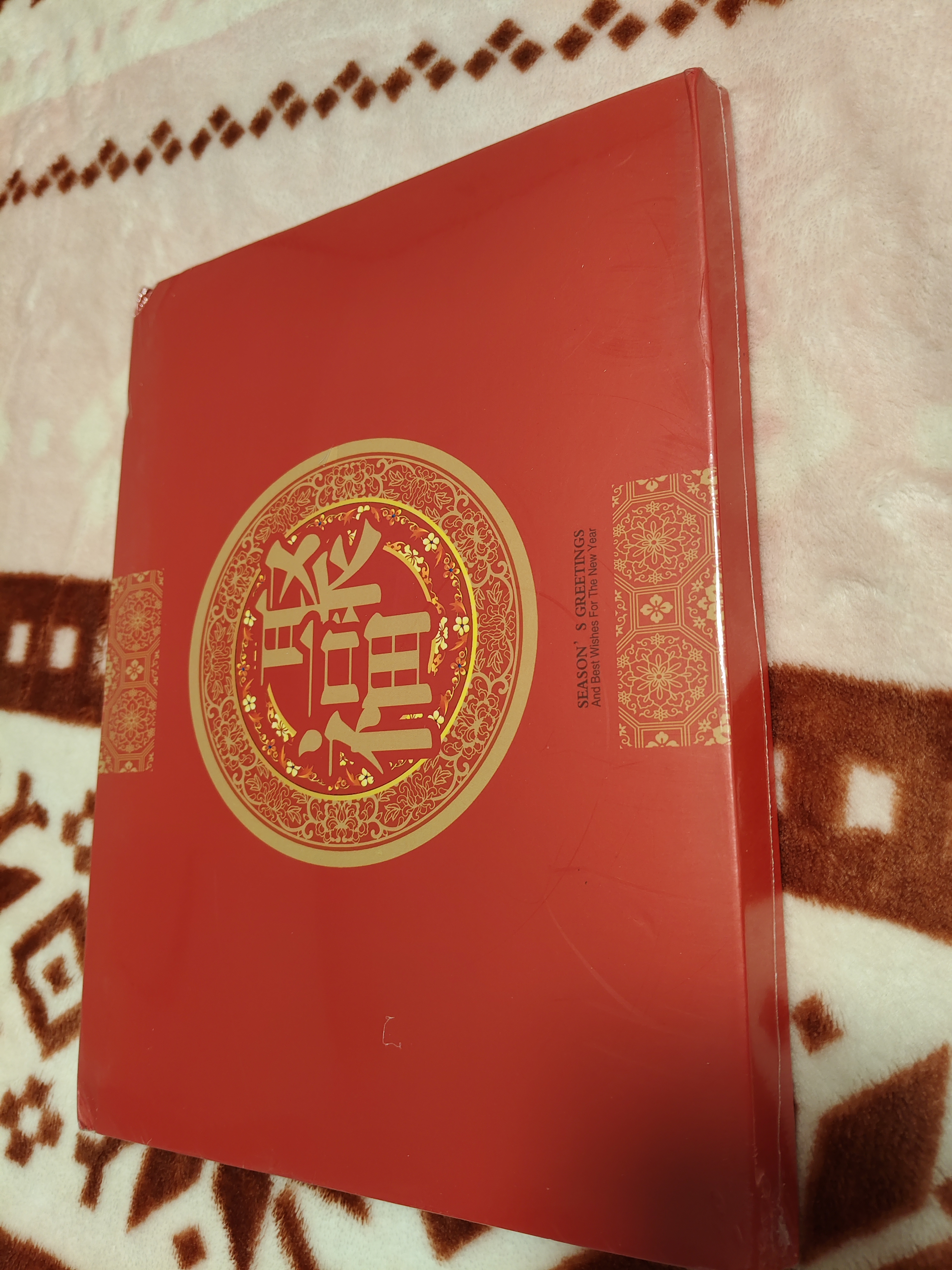 嘉然恒红色台历2027全年喜庆日历羊年简约款月历大格子记事计划本商务办公桌面摆件可定制 羊年吉祥 实拍图