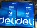 得力（deli）莱茵河A4打印纸 70g500张*10包一箱 口碑优选复印纸 双面草稿纸 整箱5000张 7403【采购优选】 实拍图