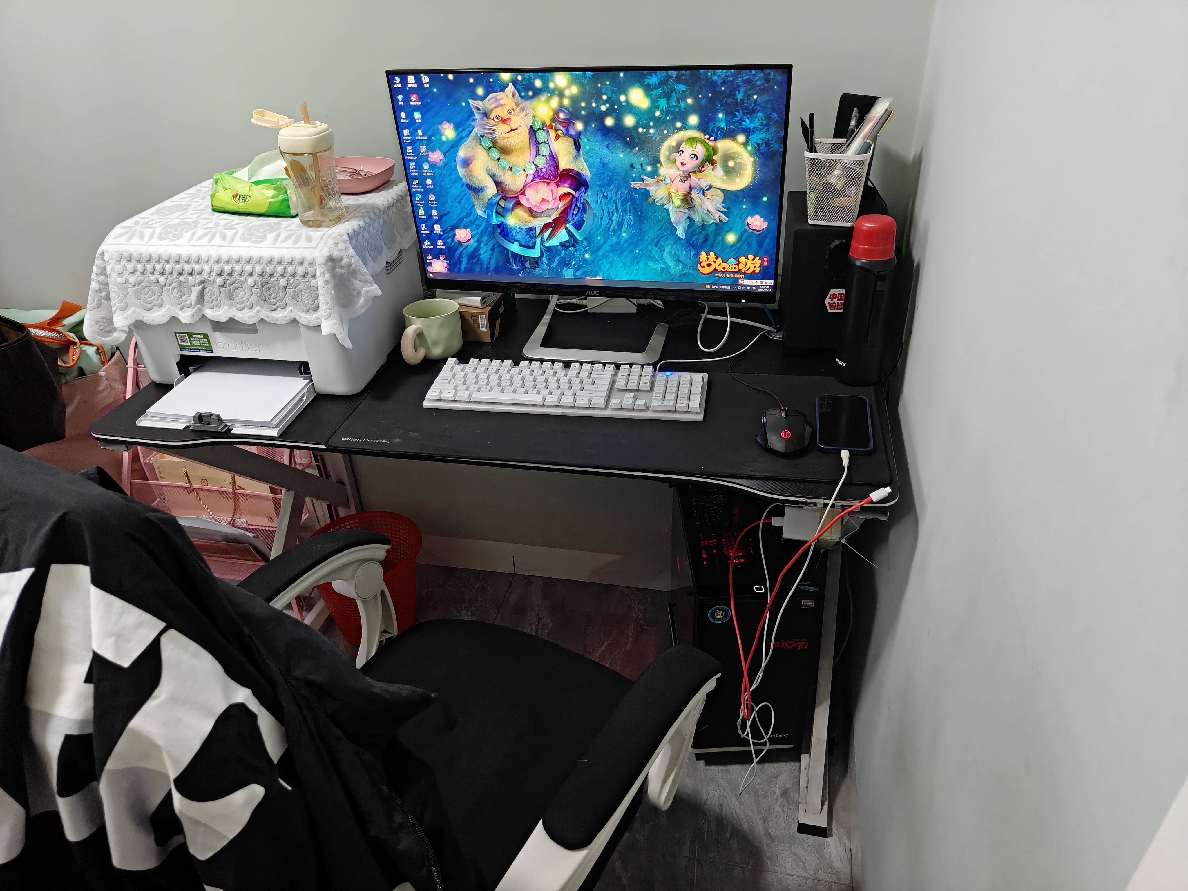 兄弟（brother）DCP-L1638W黑白激光打印机 学生作业家用打印机 支持微信远程操作 打印复印扫描多功能 实拍图