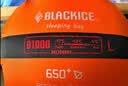 黑冰（BLACKICE）新款【B系列鸭绒木乃伊式羽绒睡袋】户外露营单人羽绒睡袋 蓝色 B1000 L码（新标准） 实拍图
