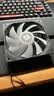 利民（thermalright）TL-C12C-S 黑色argb12cm机箱风扇 argb 风扇 支持神光同步 4PIN PWM 调速风扇 实拍图