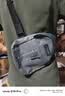 【已售500w+】潮流商务牛津布胸包男女单肩包休闲背包耐磨斜挎包 深灰色【简约时尚】 实拍图