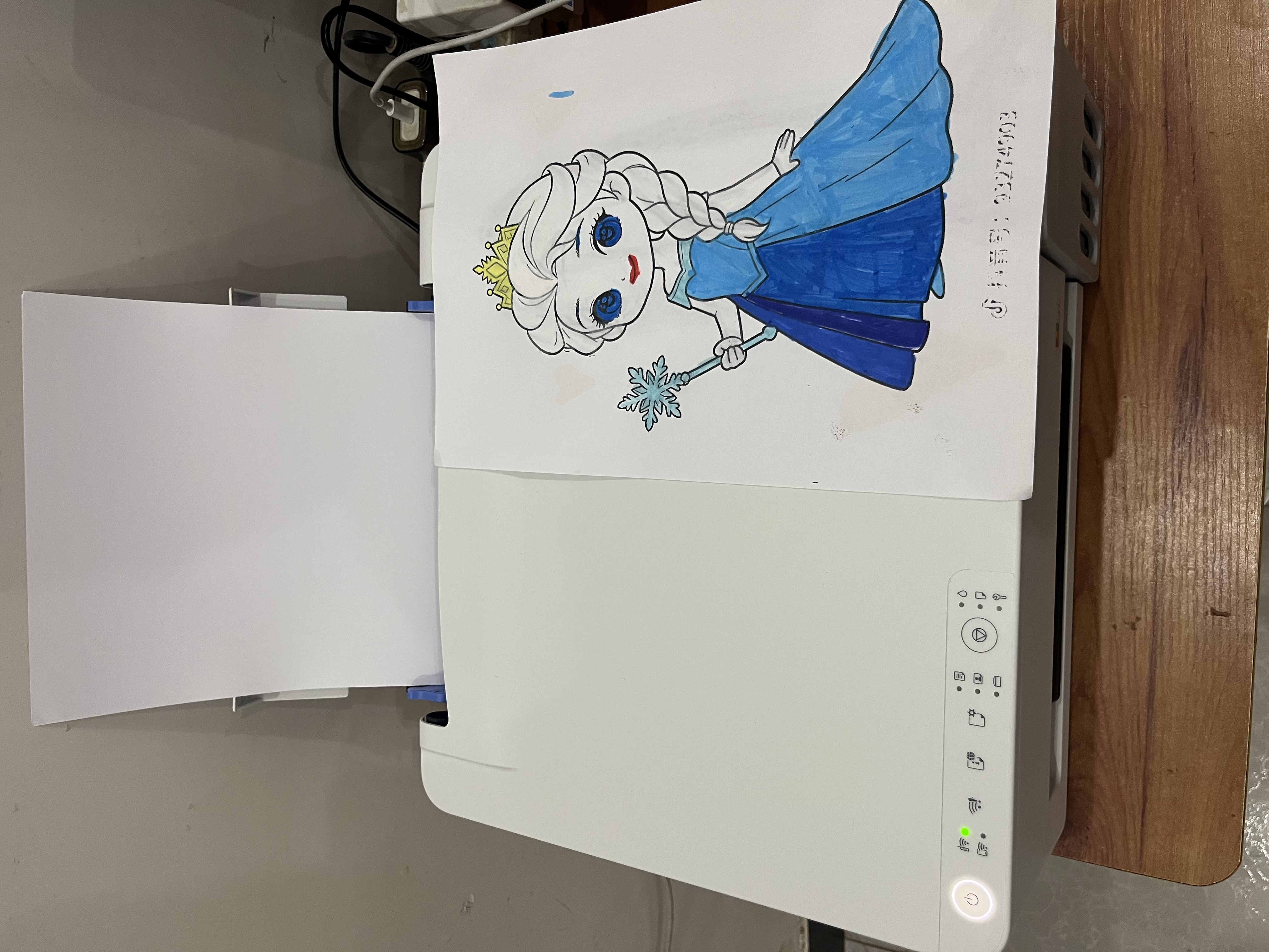 爱普生（EPSON）【6代新品】L1358 墨仓式A4彩色无线单功能家用打印机 家用/办公 AI学习打印机（微信/远程打印） 实拍图
