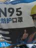 袋鼠医生N95医用防护口罩鱼嘴型一次性灭菌防尘雾霾独立装立体白色30只 实拍图