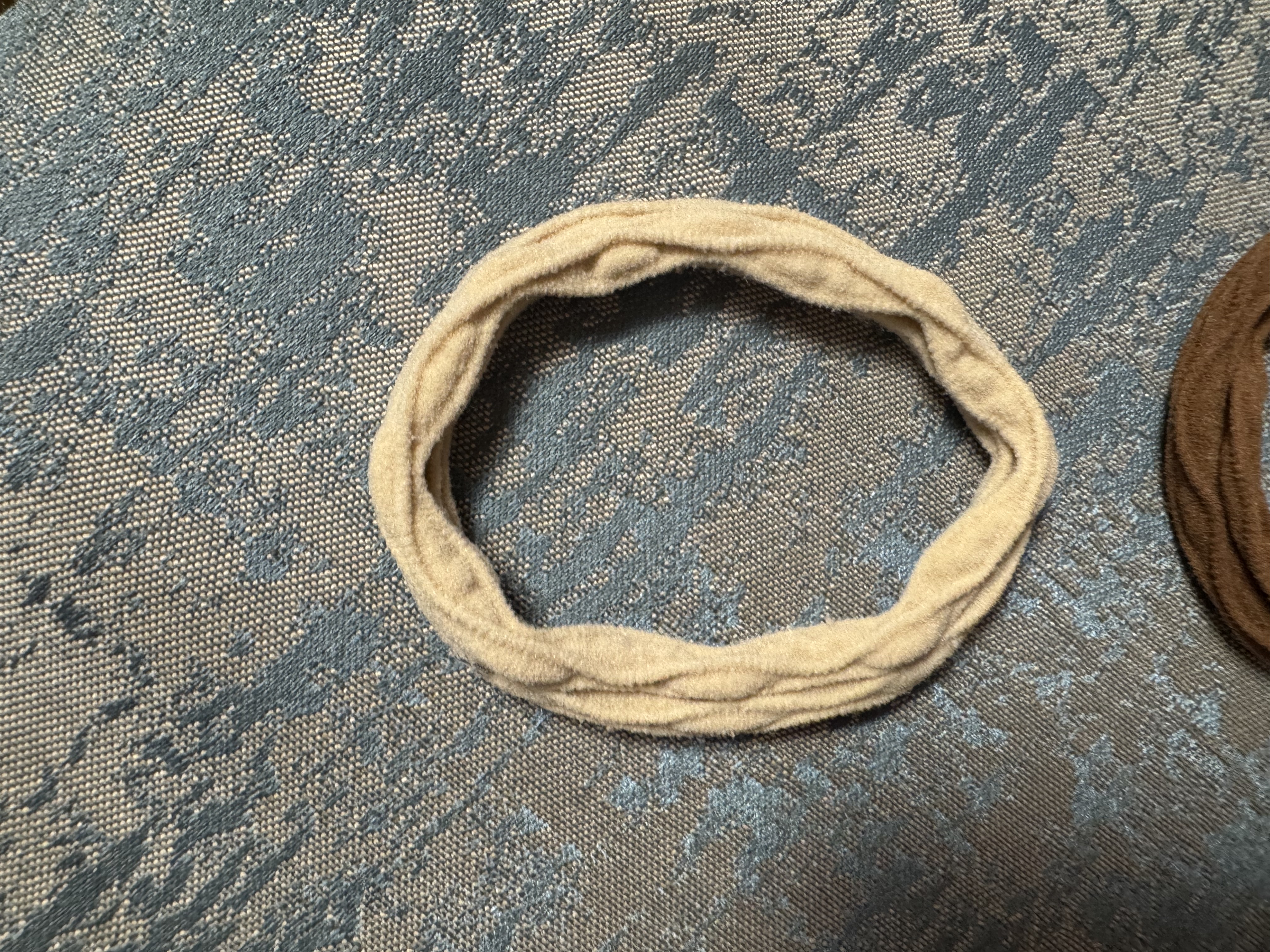 优家（UPLUS）加厚加粗高弹无接缝头绳发绳发圈菱形奶咖色组合皮筋皮套美妆工具 实拍图