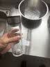 【京东物流配送】高硼硅双层玻璃杯大容量泡茶杯水杯子茶水分离杯 【双层加厚】茶杯350ml1只 实拍图