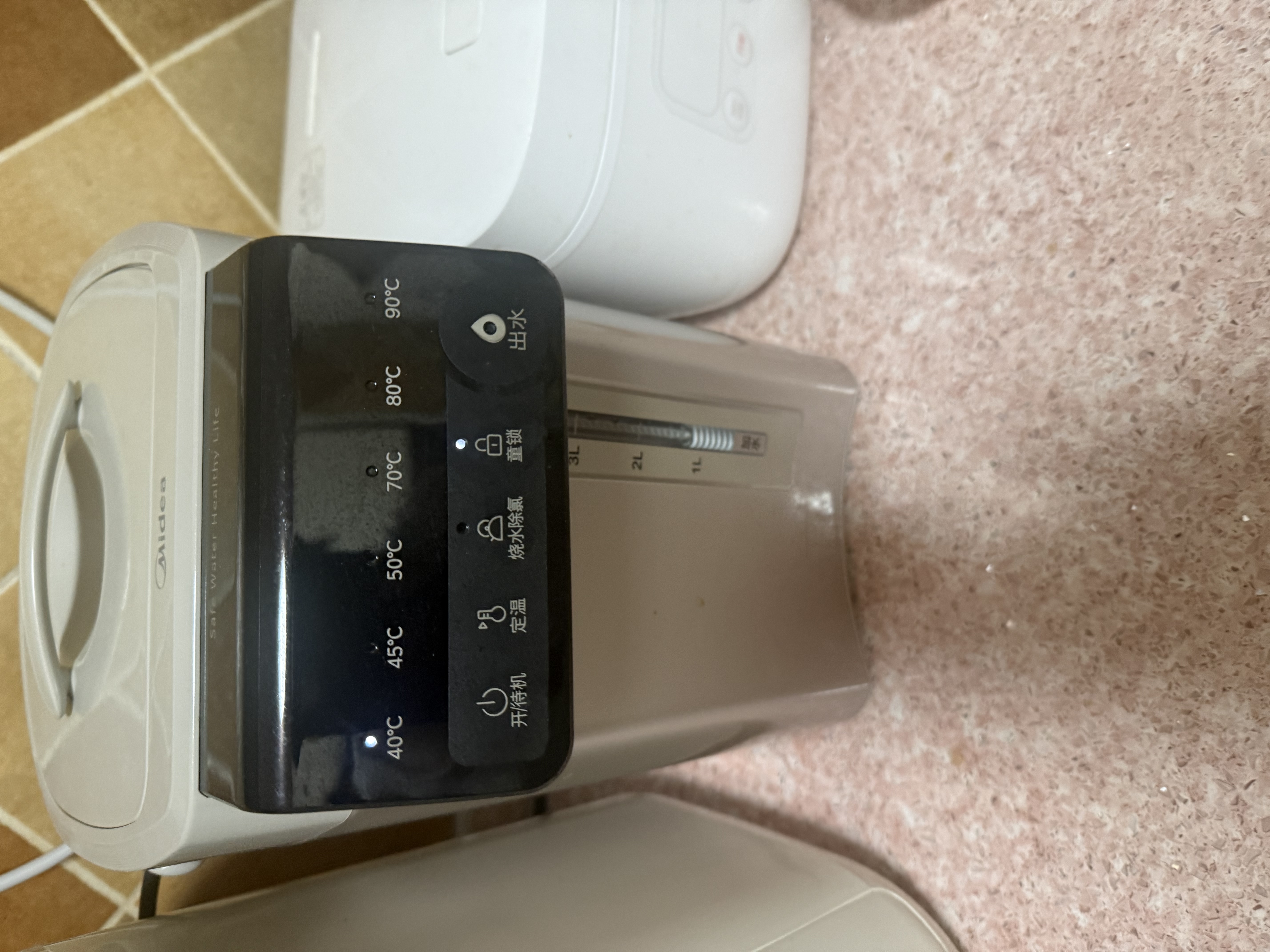 美的（Midea）电热水瓶电热水壶全自动保温恒温食品级304不锈钢5L大容量家用泡茶母婴冲奶神器饮水机 5L 【升级斜面大屏】 实拍图