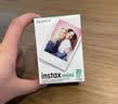 INSTAX富士instax立拍立得 mini相纸 白边双包20张+闪闪星钻边框贴 实拍图