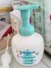 强生婴儿牛奶洗发沐浴二合一400ml 新生儿宝宝儿童洗发水沐浴露泡沫型 实拍图