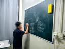 齐富90*150cm黑板儿童家用教学挂式单面磁性教学培训教师师范生练粉笔字记事板黑板涂鸦画板可擦写白板 实拍图