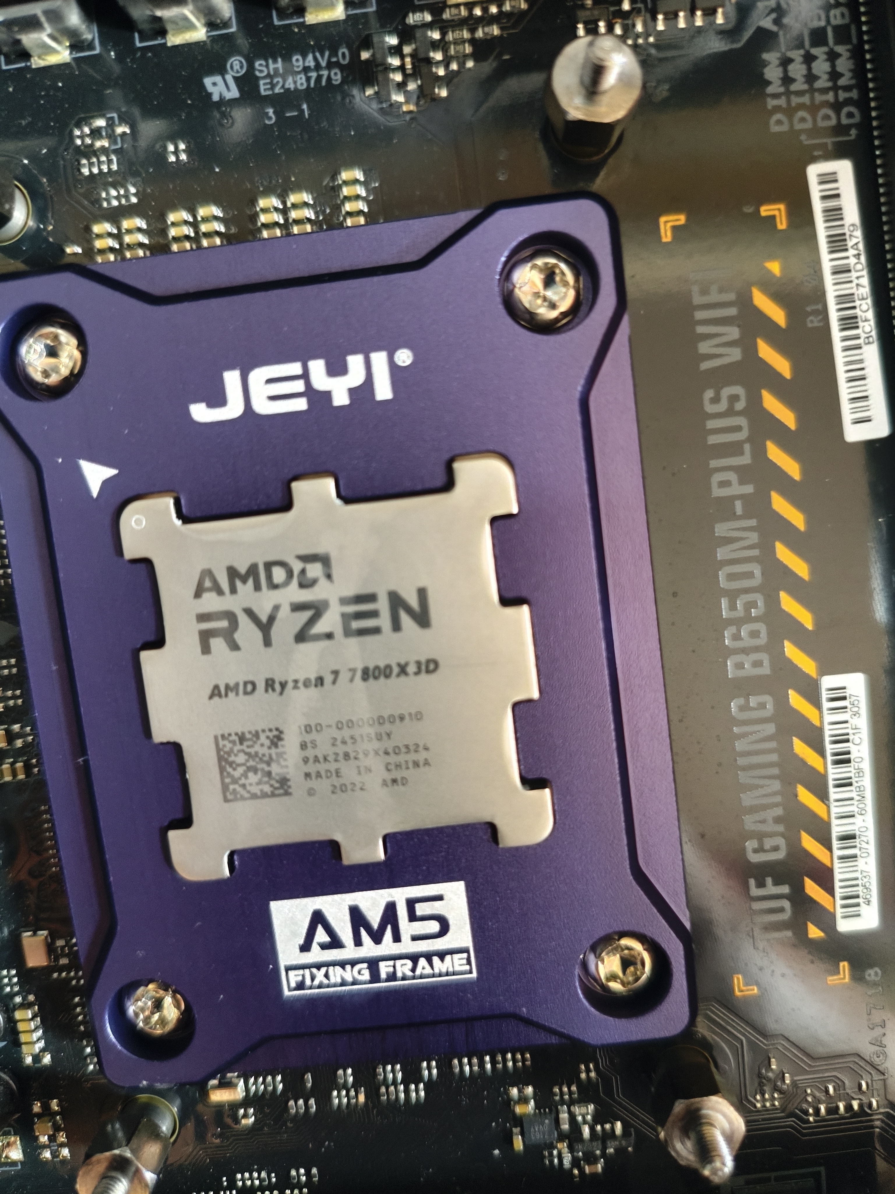 佳翼（JEYI）AMD/AM5专用CPU散热扣具 固定盖板散热器 全金属强化支架 防主板弯曲背板 简易安装 兼容风冷 实拍图