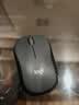 罗技（Logitech）M220 轻音鼠标 无线鼠标 办公鼠标 对称鼠标 带无线微型接收器 灰黑色 实拍图