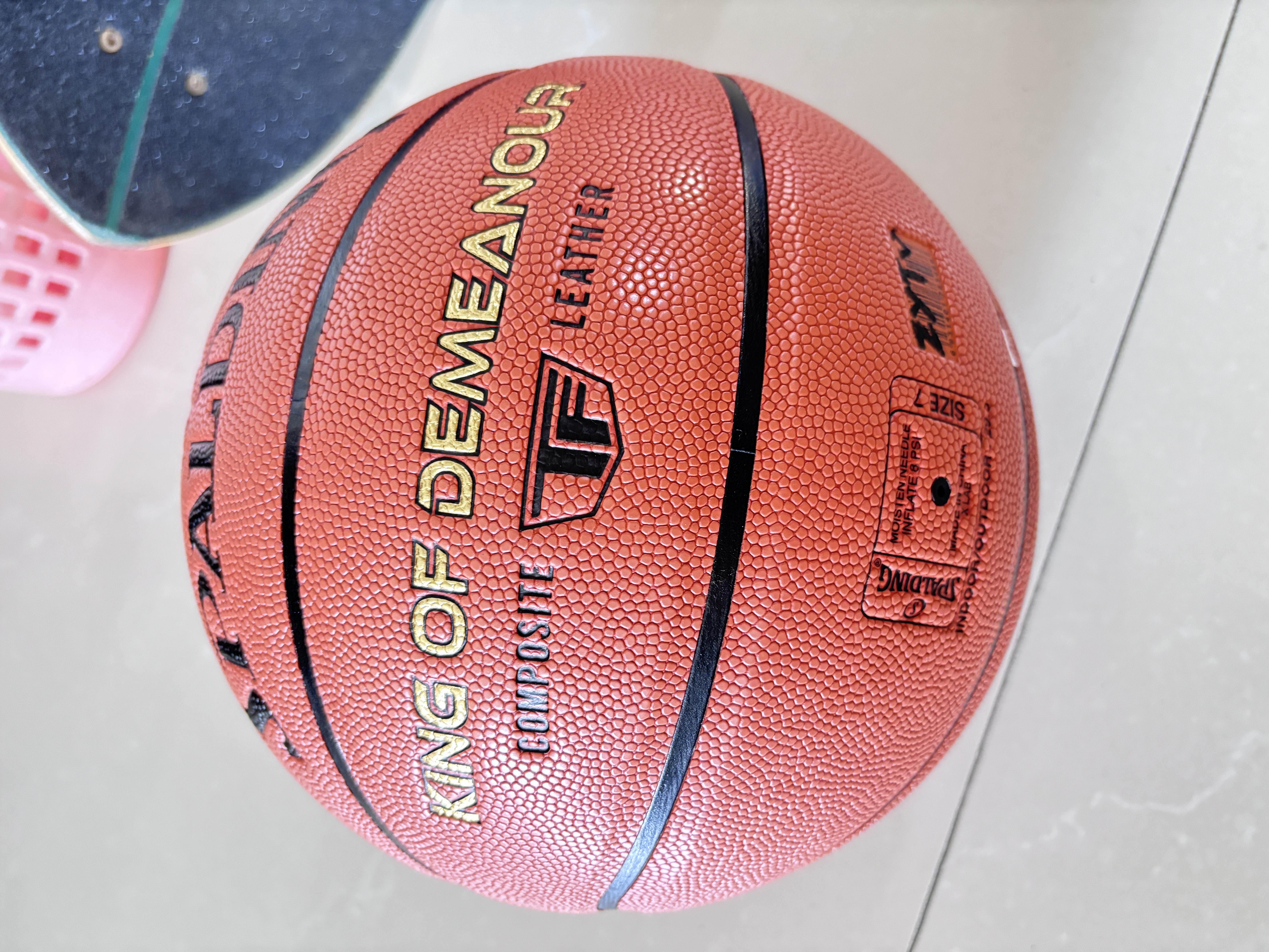 斯伯丁（SPALDING）篮球TF系列7号PU比赛室内外兼用耐磨学生成人青少年 77-176Y 实拍图