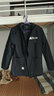 凡纯易穿搭三防春秋中长款男神风衣休闲薄款连帽工装外套服饰 yf1666 YF1666黑色 XL 实拍图