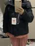 坦博尔羽绒服女短款时尚潮流可脱卸帽百搭保暖外套550388T 桉树绿 170  实拍图