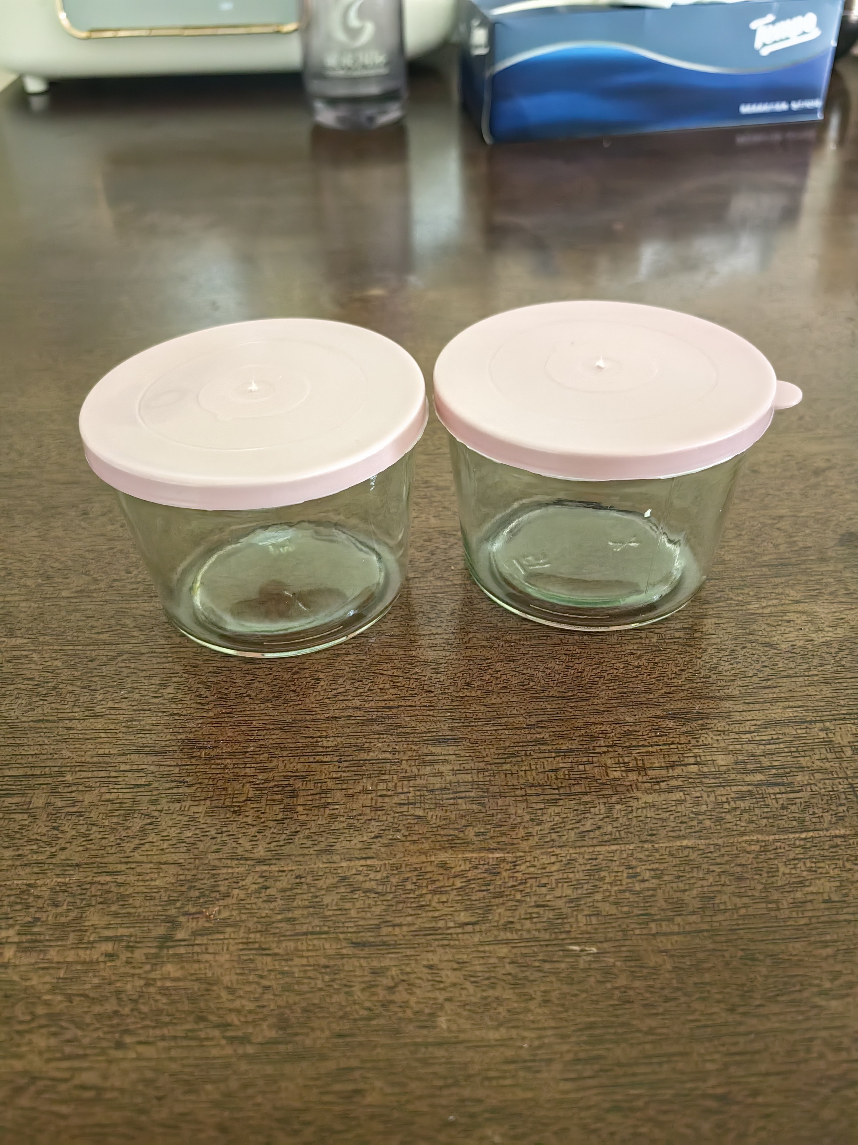 网红咸菜碗玻璃密封罐加厚酱菜盒冰箱保鲜罐小菜泡菜罐分装盒 两只随机装 2个 180ml 实拍图