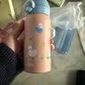 膳魔师（THERMOS）吸管保温保冷水杯上学316L不锈钢带杯套幼儿园外出用卡扣学生TCKI 实拍图