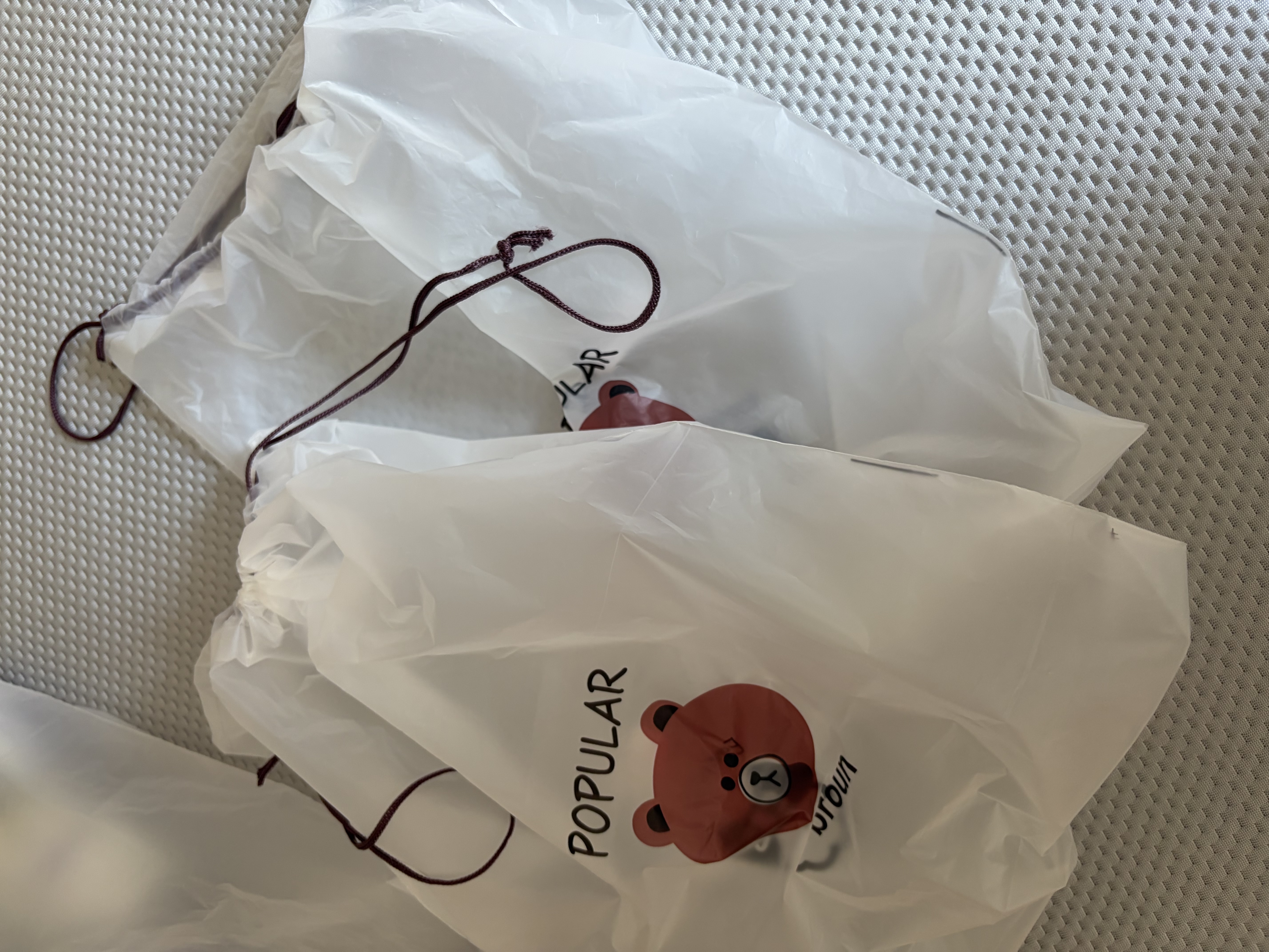 美肤语便捷旅行收纳袋分装袋化妆品衣物鞋子抽绳束口防水洗漱包MF8298 实拍图