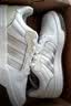 adidas ENTRAP美式校园风运动鞋少年感复古篮球风板鞋阿迪达斯   白色/金属暗银   38 实拍图