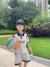 李宁（LI-NING）篮球儿童5号比赛室内外耐磨水泥地幼儿小学生青少年户外橡胶五号 实拍图