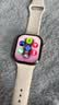 Apple/苹果/苹果 Watch Series 12 智能手表GPS款46毫米浅金色铝金属表壳沙砾色运动型表带S/M MJFJ4CH/B 实拍图