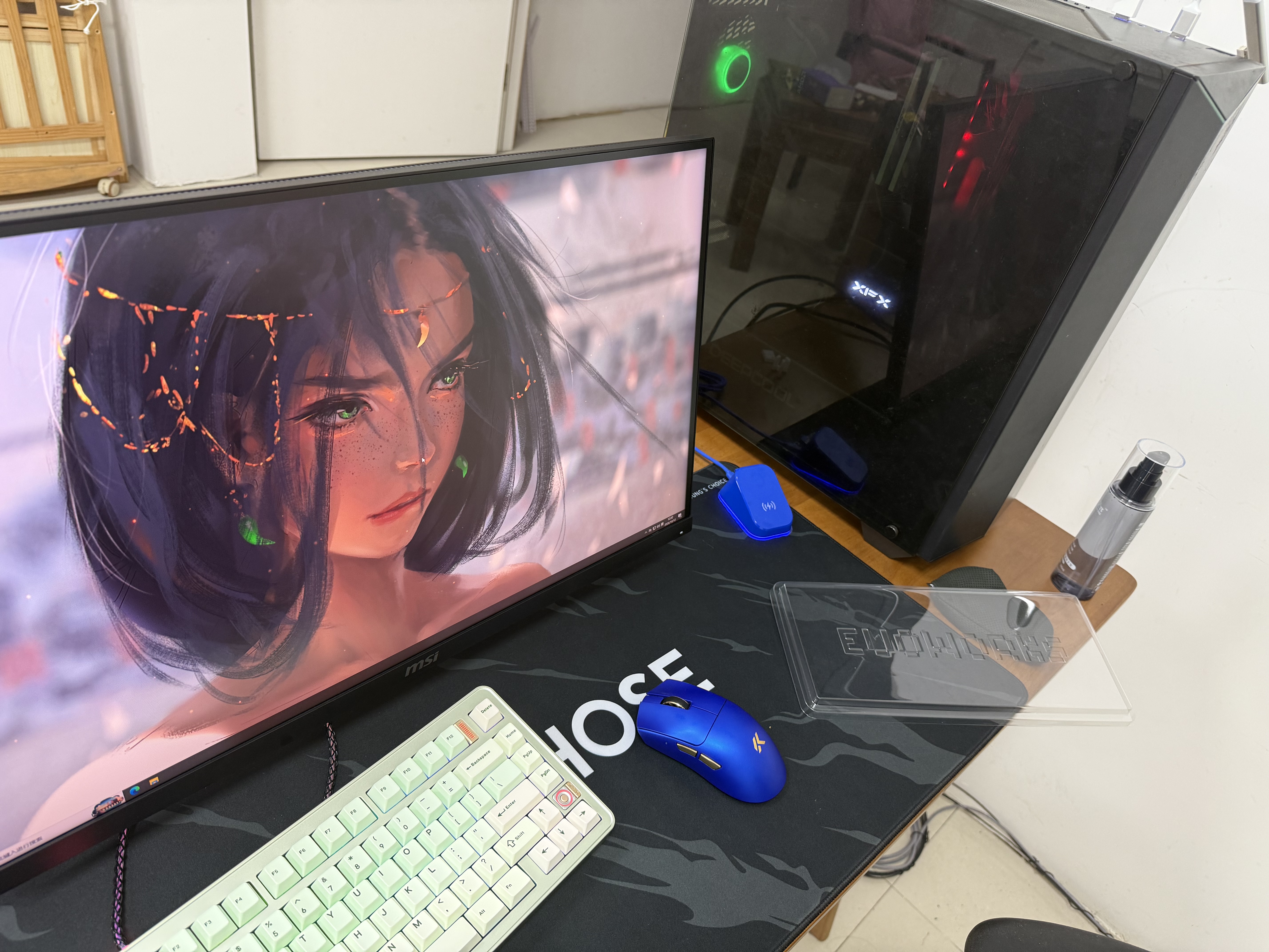 微星（MSI）玄龙 27英寸2K340Hz 1152分区 QD-MiniLED护眼屏 旋转升降游戏电竞显示器 电脑显示屏 MAG276QRM34 实拍图